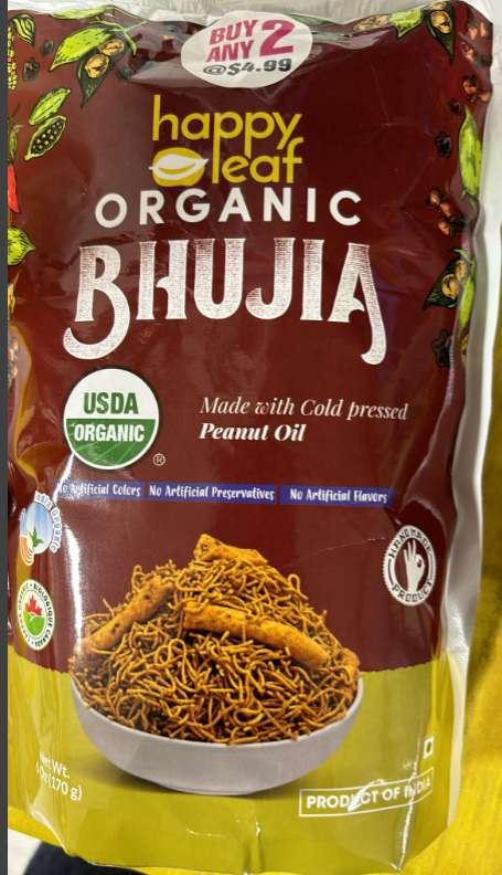 Happy Leaf Organic Bhujia 170G - Buy 2